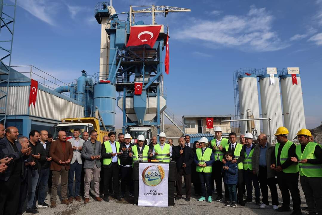 İl Özel İdaresi Asfalt Plenti Tesisi ile artık kendi asfaltını üretecek.